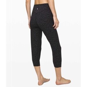 Lululemon Align Jogger Crop Formation Camo Deep Coal Multi